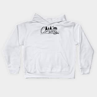 Camping Logo Kids Hoodie